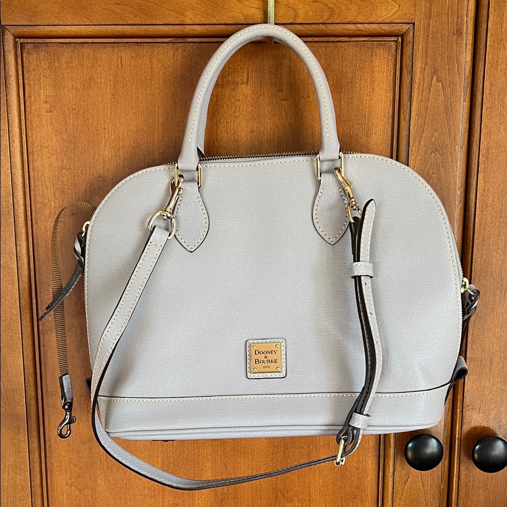 Dooney & Bourke Light Gray Satchel